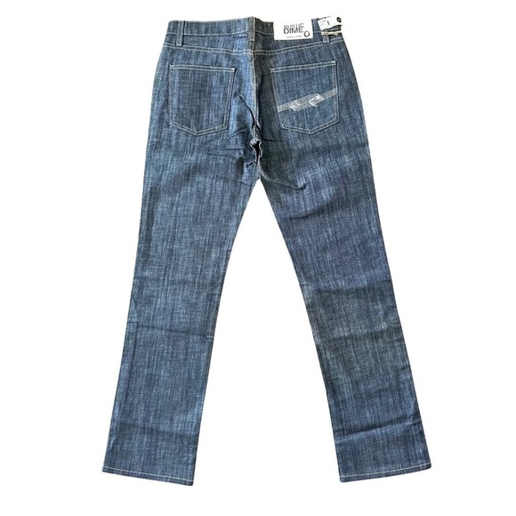 Rustic Dime Men's Slim Fit Rustic Indigo Zip Fly Stretch Jeans Size 32 NWT $60 - Picture 3 of 7